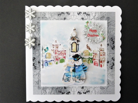 Christmas Snowcouple by Valerie Spowart