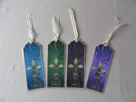 Bookmarks with Cross by Valerie Spowart