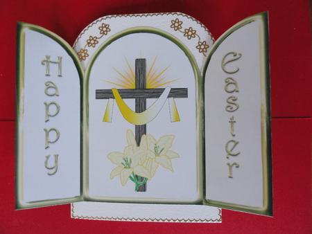 Easter Cross by Valerie Spowart