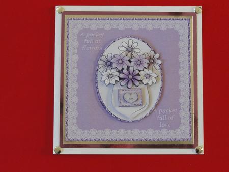 A Pocket Full of Flowers Mauve by Valerie Spowart