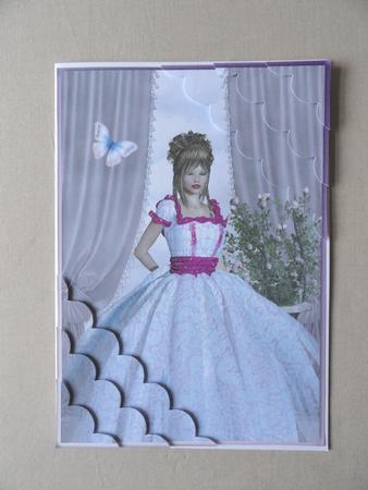 Elegance in the Window Deckle Edge Stacker by Valerie Spowart