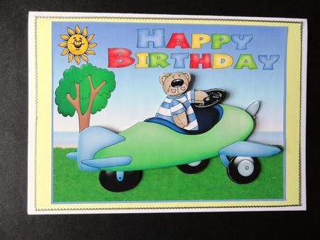 Teddy Birthday Wishes by Valerie Spowart