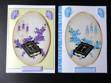 Pretty Bible & Flower Toppers with Butterflies by Valerie Spowart