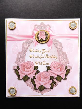 Wonderful Birthday in Pink by Valerie Spowart