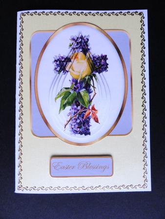 Floral Cross by Valerie Spowart