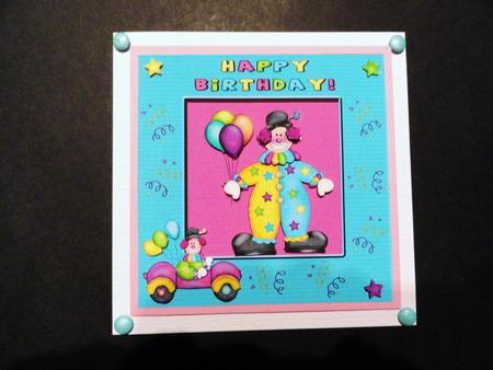 Birthday Clown 5 by Valerie Spowart