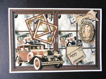 Nostalgia Vintage Carwindow by Valerie Spowart