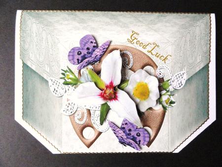 Box Card Good Luck by Valerie Spowart