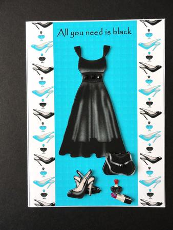 All You Need is Black, Turquise by Valerie Spowart
