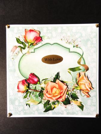 8x8 Plaque of Roses by Valerie Spowart