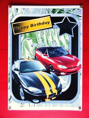 Sport Cars in Frame with Star A4 by Valerie Spowart