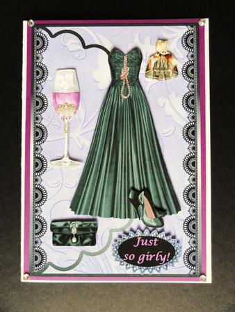Fashion Girls Night Out Decoupage Topper by Valerie Spowart