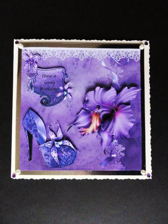Happy Birthday Orchid Bloom by Valerie Spowart
