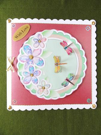 Birthday/ Good Luck/ Thank You Topper with Flowers 2 by Valerie Spowart