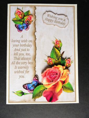 Rainbow Roses Birthday by Valerie Spowart