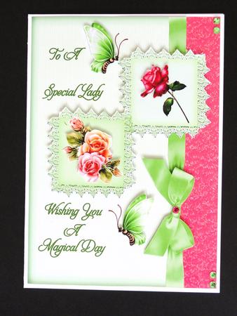 Squares and Roses by Valerie Spowart