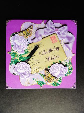 Lilac Rose Birthday Wishes Bracket Step by Step by Valerie Spowart