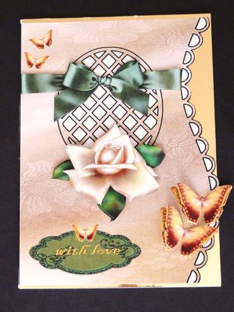 Scallop S Roses and Butterflies by Valerie Spowart