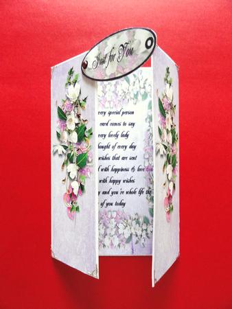 Lavender Friendship Gatefold by Valerie Spowart