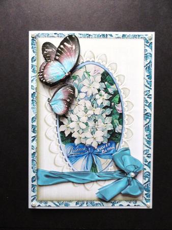 Lace Yvory Vintage Butterflie Beauty by Valerie Spowart