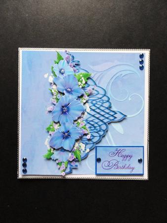 Mum Floral Envelope Card by Valerie Spowart