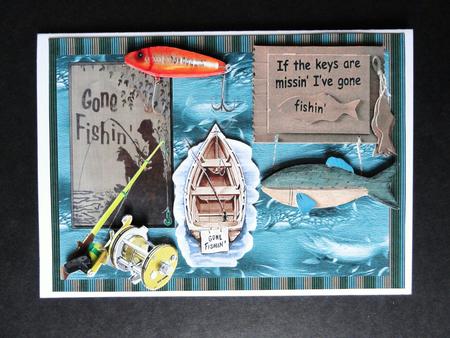 Gone Fishin by Valerie Spowart