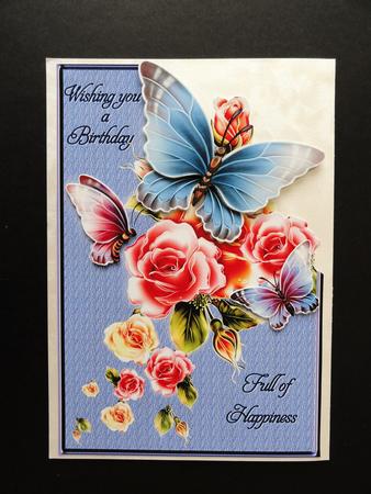 Shower of Roses and Butterflies by Valerie Spowart