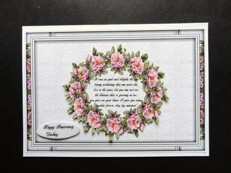 Roses Heart Anniversary by Valerie Spowart
