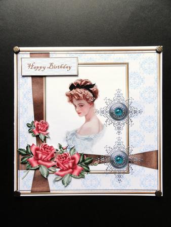 Vintage Lady,mothersday & Birthday by Valerie Spowart