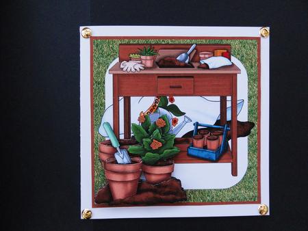 Potting Plants by Valerie Spowart