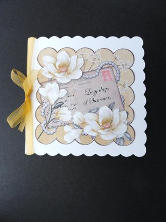 Lemon Magnolia Lazy Summer 8in Decoupage Sheet by Valerie Spowart