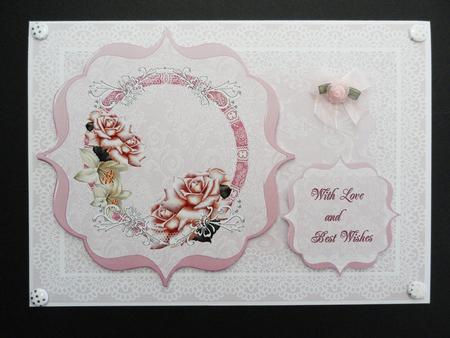 A5 Bracket Frame Sympathy Card by Valerie Spowart