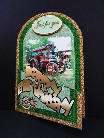 Traction Engine Cutaway (dad) by Valerie Spowart