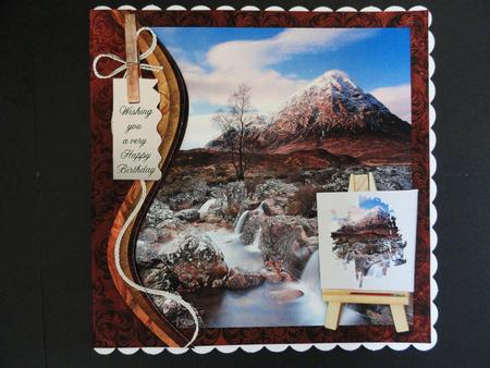 Swirl Border & Painters Easel the Buckle Topper by Valerie Spowart