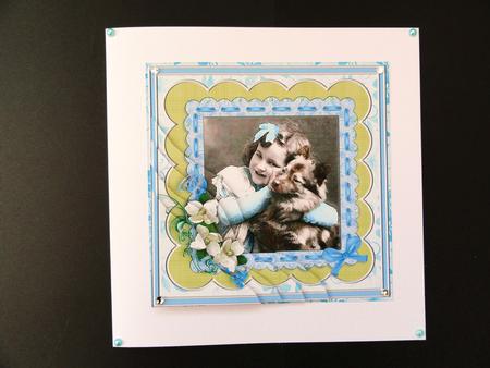 Little Girl with Dog 2 by Valerie Spowart