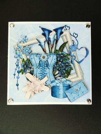 Feminine in Blue by Valerie Spowart