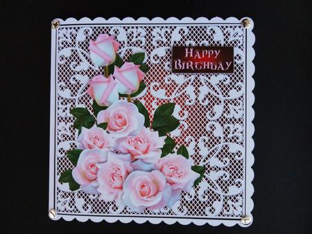 Soft Pink Roses for Birthday Love or Sympathy by Valerie Spowart