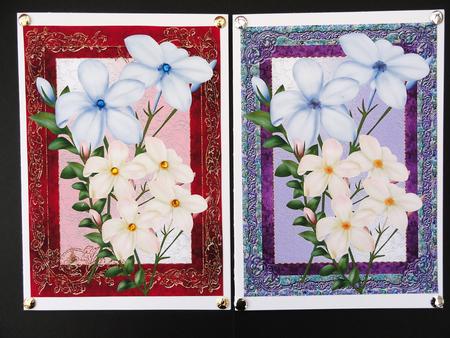 Two Jasmine Quick Card Fronts for Any Occasion by Valerie Spowart
