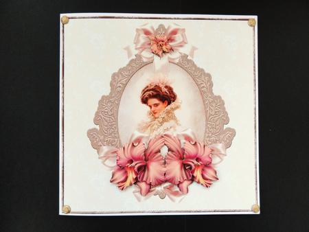 Orchids & Satin Bows by Valerie Spowart