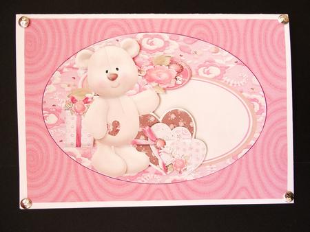 Pretty Pink Swirls Paper by Valerie Spowart