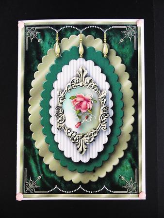 Rose Goddess Card Topper 1 by Valerie Spowart