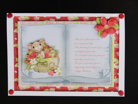Strawberry Mouse by Valerie Spowart