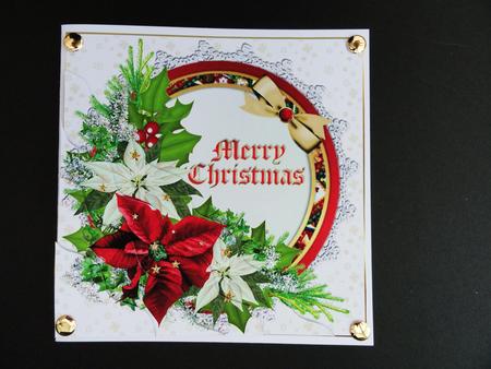 Christmas Flowers Side Stacker by Valerie Spowart