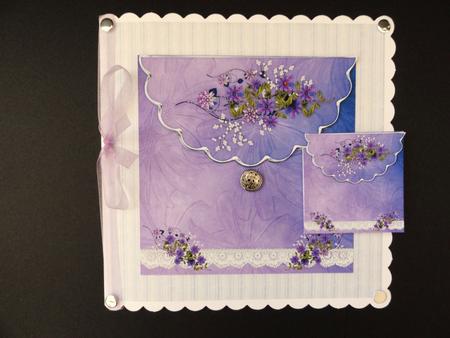 Floral Envelope Toppers 1 by Valerie Spowart