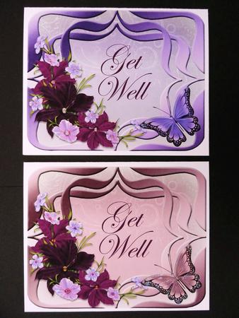 2 Beautiful 'get Well' Toppers by Valerie Spowart