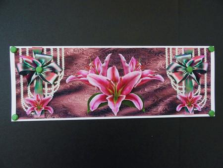 Stargazer Lillies Large Dl Card by Valerie Spowart