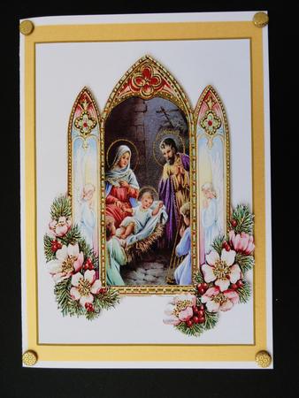 In the Manger Vintage Christmas by Valerie Spowart