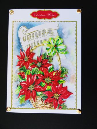 Chritmas Basket Silent Night by Valerie Spowart