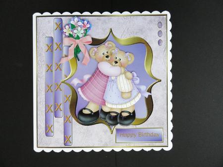 Scallop Birthday Bear by Valerie Spowart