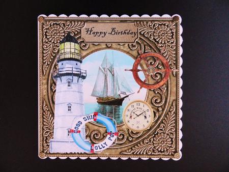 Vintage Nautic Topper by Valerie Spowart